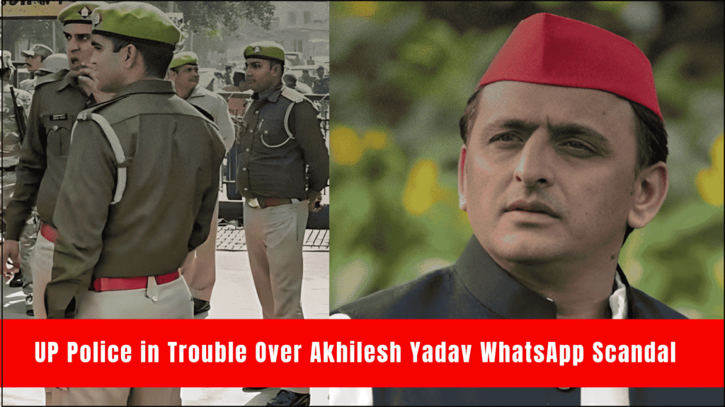 Akhilesh Yadav, WhatsApp status controversy, UP police suspension, Samajwadi Party, Firozabad police, social media misconduct, political controversy