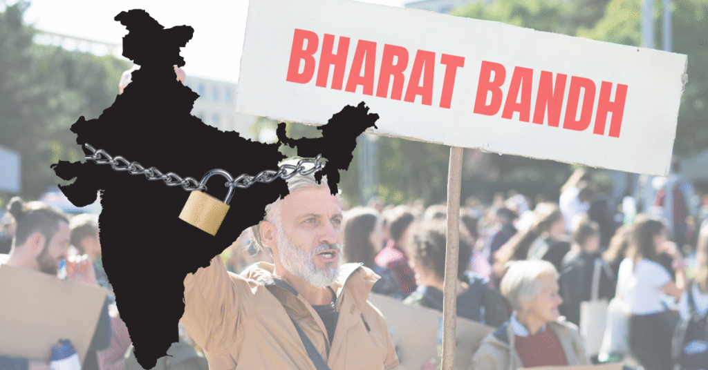 Bharat Bandh, Nationwide Strike, Trade Unions, Farmers Protest, Labor Policies, Minimum Wage, Privatization, India Strike 2025, Anti-Worker Policies, Samyukta Kisan Morcha